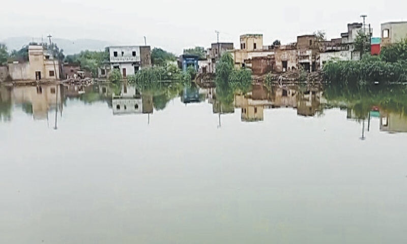 Heavy Rains on Kallar Kahar Hills